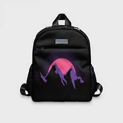 Детский рюкзак Горы на фоне заката, цвет: 3D-принт