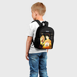 Детский рюкзак Силуэт Луффи One piece, цвет: 3D-принт — фото 2