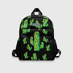 Детский рюкзак Cactus Time - Веселые кактусы, цвет: 3D-принт