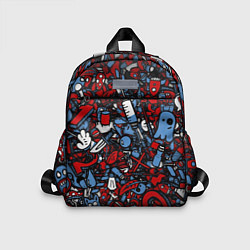 Детский рюкзак RedBlue stikers
