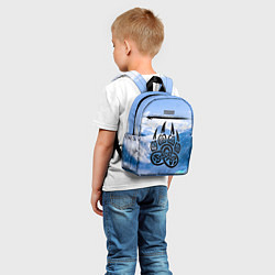 Детский рюкзак Печать Велеса Волчья лапа, цвет: 3D-принт — фото 2