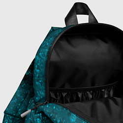 Детский рюкзак Черно-синие блестки, цвет: 3D-принт — фото 2
