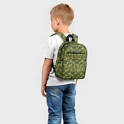 Детский рюкзак Статуя Свободы камуфляж, цвет: 3D-принт — фото 2