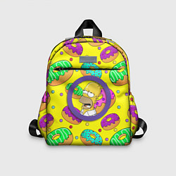 Детский рюкзак Гомер ням Пончик, цвет: 3D-принт