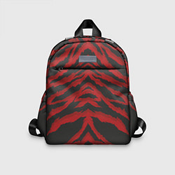 Детский рюкзак Красная шкура тигра, цвет: 3D-принт