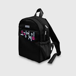 Детский рюкзак Squid game Neon, цвет: 3D-принт — фото 2