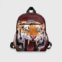 Детский рюкзак Тигр красавчик сердится, цвет: 3D-принт