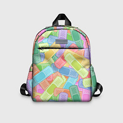 Детский рюкзак Цветные пластыри, цвет: 3D-принт