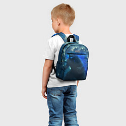 Детский рюкзак ГОДЗИЛЛА В МОРЕ, цвет: 3D-принт — фото 2