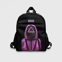 Детский рюкзак Squid Game Triangle Guy, цвет: 3D-принт