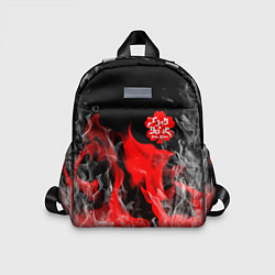Детский рюкзак Чёрный клевер: Пламя, цвет: 3D-принт