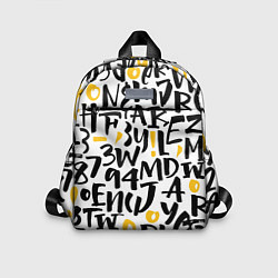 Детский рюкзак Буквенный бум, цвет: 3D-принт