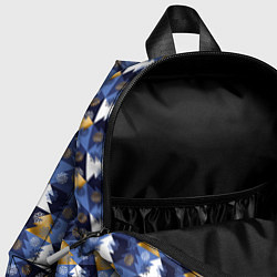 Детский рюкзак Ёлочки - Снежинки, цвет: 3D-принт — фото 2