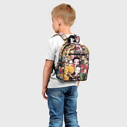 Детский рюкзак КЛИНОК РАССЕКАЮЩИЙ СТИКЕРБОМБИНГ, цвет: 3D-принт — фото 2