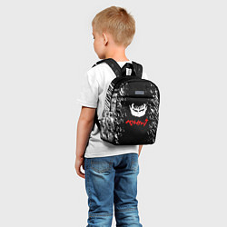 Детский рюкзак Берсерк серьезный взгляд, цвет: 3D-принт — фото 2