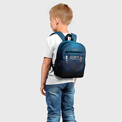 Детский рюкзак Семейка Аддамс Горящий Тур Уэнздэй Аддамс, цвет: 3D-принт — фото 2