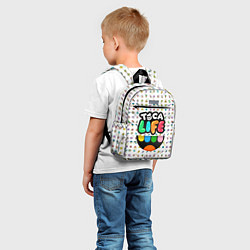Детский рюкзак Toca Boca Тока Бока Паттерн, цвет: 3D-принт — фото 2