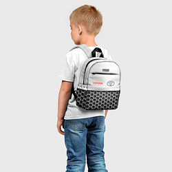 Детский рюкзак Toyota Стальная решетка, цвет: 3D-принт — фото 2
