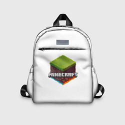 Детский рюкзак Minecraft кубик, цвет: 3D-принт