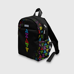 Детский рюкзак ЦВЕТНЫЕ ЗНАКИ ВЕДЬМАКА, цвет: 3D-принт — фото 2