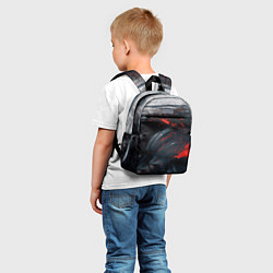 Детский рюкзак ЧЁРНЫЙ СИМБИОТ ГРАНЖ BLACK MONSTER, цвет: 3D-принт — фото 2