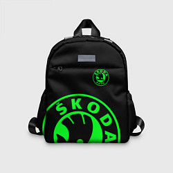 Детский рюкзак SKODA GREEN LOGO BLACK STYLE
