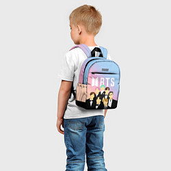 Детский рюкзак BTS БТС ART УЧАСТНИКИ, цвет: 3D-принт — фото 2