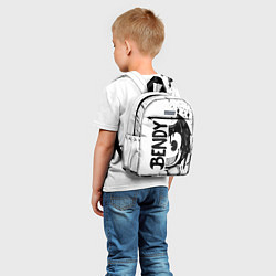 Детский рюкзак BENDY - БЕНДИ БРЫЗГИ КРАСКИ, цвет: 3D-принт — фото 2