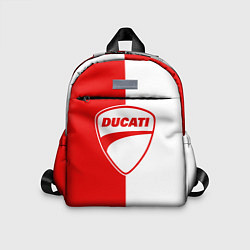 Детский рюкзак DUCATI WHITE RED STYLE LOGO, цвет: 3D-принт