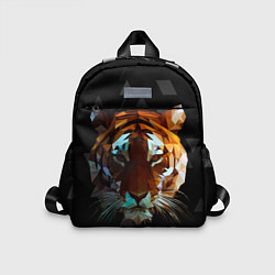 Детский рюкзак Тигр стиль Low poly цвета 3D-принт — фото 1