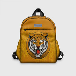 Детский рюкзак Голова свирепого тигра, цвет: 3D-принт