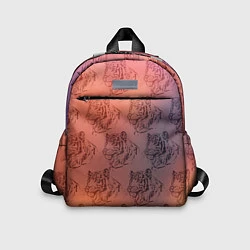 Детский рюкзак Тигровый паттерн, цвет: 3D-принт