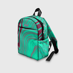 Детский рюкзак Зеленый прилив, цвет: 3D-принт — фото 2