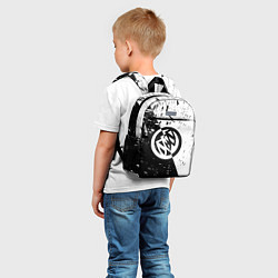 Детский рюкзак Buick Black and White Grunge, цвет: 3D-принт — фото 2