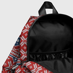 Детский рюкзак New Year Pattern, цвет: 3D-принт — фото 2