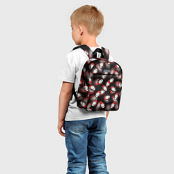 Детский рюкзак БУМАЖНЫЙ ДОМ ПАТТЕРН МАСКА ДАЛИ, цвет: 3D-принт — фото 2