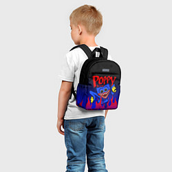 Детский рюкзак POPPY PLAYTIME ПОППИ ПЛЕЙТАЙМ ХАГГИ ВАГГИ FIRE, цвет: 3D-принт — фото 2