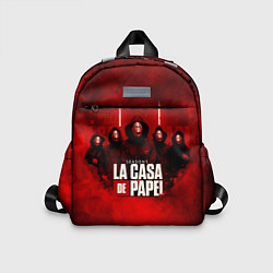 Детский рюкзак БУМАЖНЫЙ ДОМ - LA CASA DE PAPEL - BELLA CIAO, цвет: 3D-принт