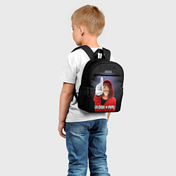 Детский рюкзак LA CASA DE PAPEL BELLA CIAO - БУМАЖНЫЙ ДОМ, цвет: 3D-принт — фото 2
