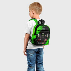 Детский рюкзак БУМАЖНЫЙ ДОМ НЕОН LA CASA DE PAPEL BELLA CIAO, цвет: 3D-принт — фото 2