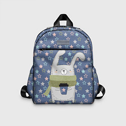 Детский рюкзак Звездный кролик, цвет: 3D-принт