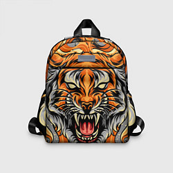 Детский рюкзак Символ года тигр в гневе