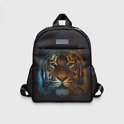 Детский рюкзак Тигр с голубыми глазами, цвет: 3D-принт