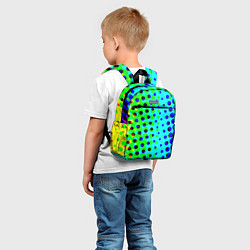 Детский рюкзак Цветная кислота, цвет: 3D-принт — фото 2