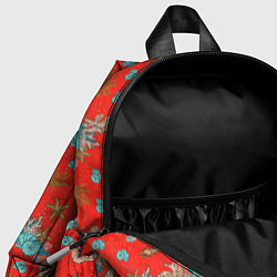 Детский рюкзак Морские коньки паттерн, цвет: 3D-принт — фото 2