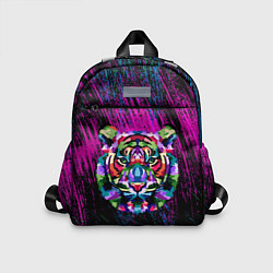 Детский рюкзак Тигр Красочный 2022, цвет: 3D-принт