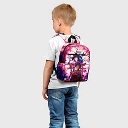 Детский рюкзак Шогун райден под деревом лисы Геншин Импакт, цвет: 3D-принт — фото 2