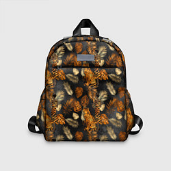 Детский рюкзак Тигры и листья Тропики