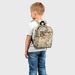 Детский рюкзак Цирк винтажный, цвет: 3D-принт — фото 2