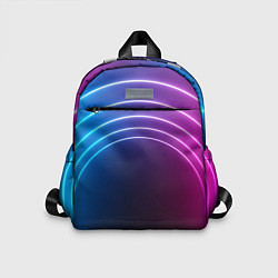 Детский рюкзак Арка неонового света full version, цвет: 3D-принт